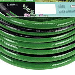 Mangueira Jardim Tramontina Flexível 50 Metros 4 Camadas PVC 10 Bar 50°C Verde E Preta