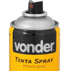 Tinta Spray Acrílica Alta Temperatura Alumínio 350ML/250G Vonder