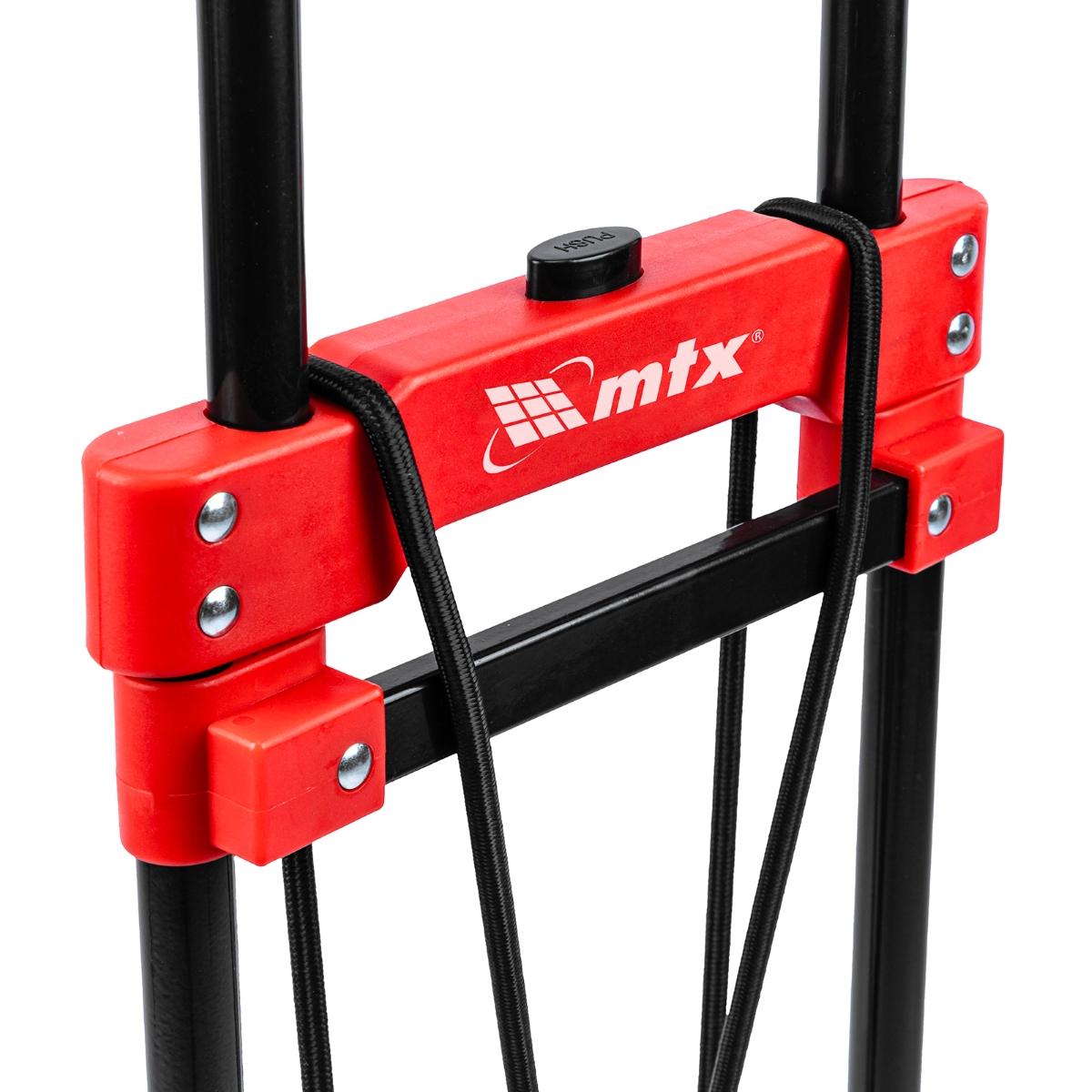Carrinho de Carga Dobrável Multiuso 80kg Plataforma 388x270mm 2 Rodas Dobrável MTX - Guimepa