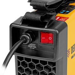 Máquina de Solda Inversora MMA-120 120A Denzel 220V com Hot Start Arc Force e Anti Stick