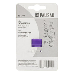 Conector Mangueira Macho Rosca Externa 3/4'' Encaixe Rápido ABS Palisad 657508
