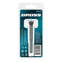 Broca Forstner Para Madeira 12mm Haste Cilíndrica Aço 45 VK8 Gross 70481255