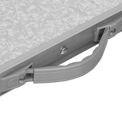 Mesa Dobrável Alumínio Tampo MDF 60x45cm Altura Ajustável 25/59cm Camping Palisad