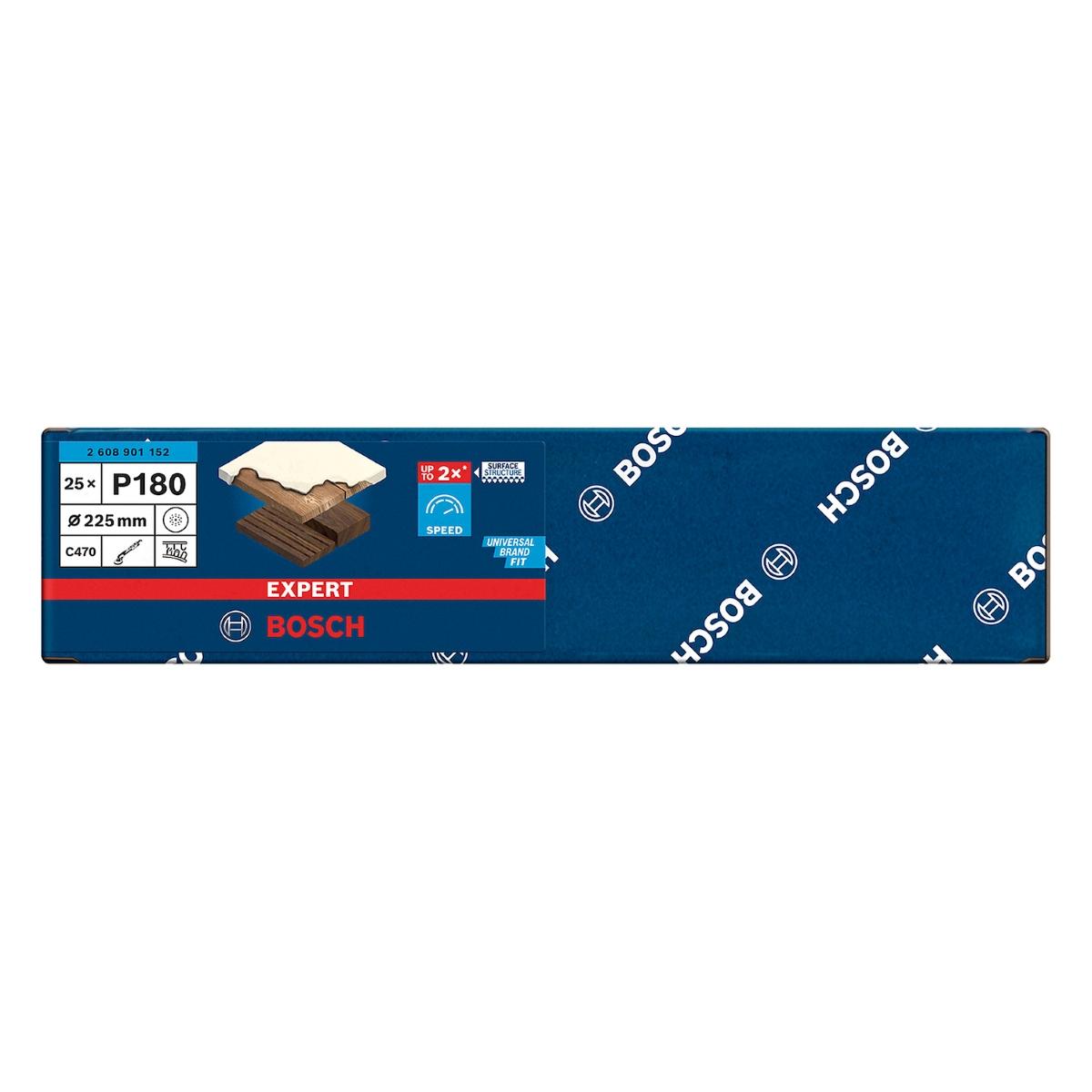 Disco De Lixa Bosch Expert C470 225 mm G180 25 Peças