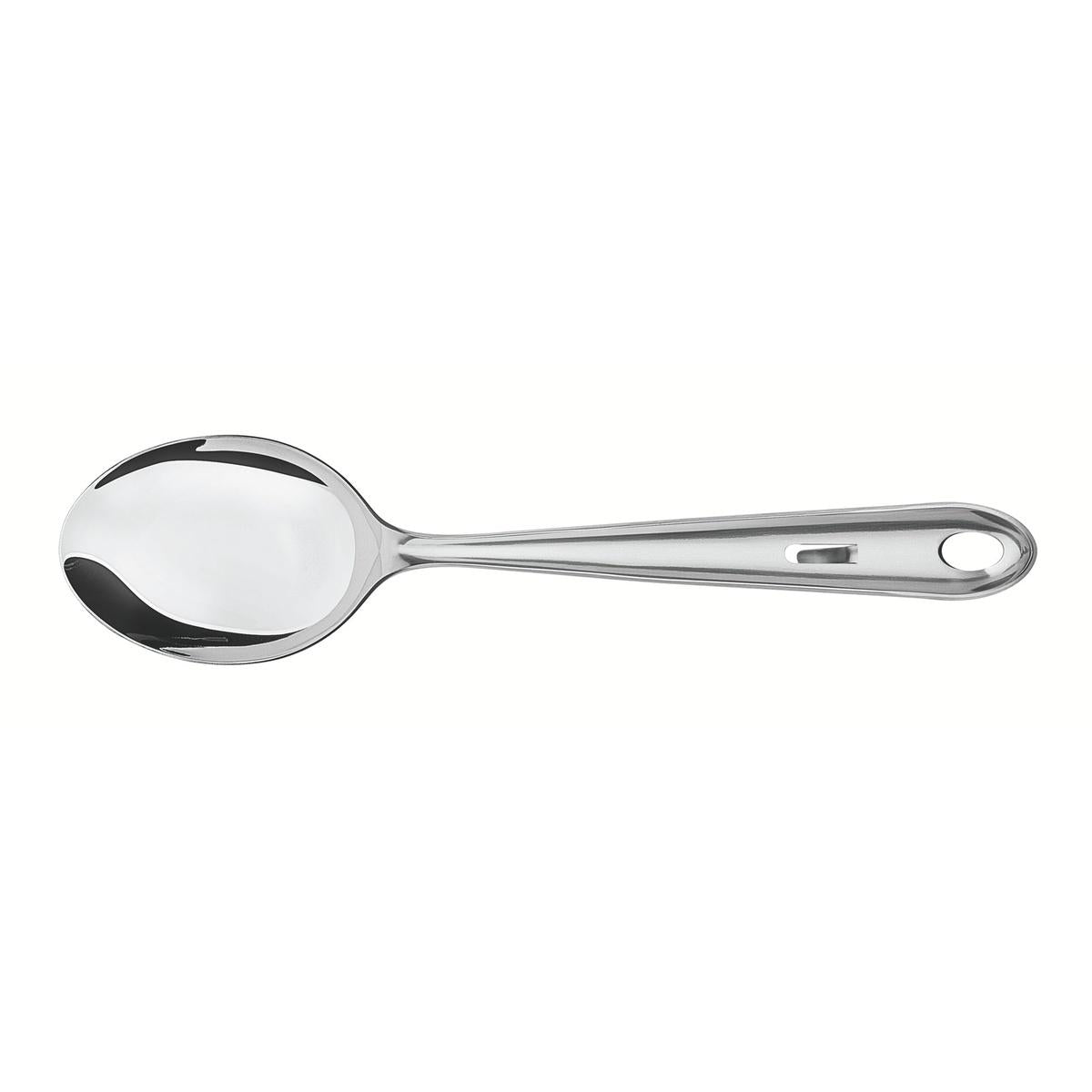Colher Para Arroz Tramontina Empresarial Em Aço Inox Com Garra Fixadora De Panelas Longa Durabilidade