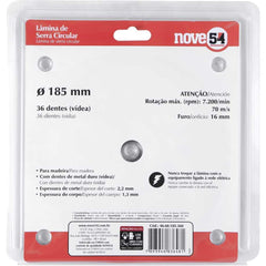 Lâmina de serra circular vídea 185mm 36 dentes Nove54