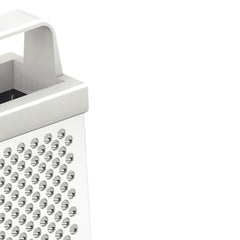 Ralador 4 Faces Tramontina Utilità Aço Inox E Cabo ABS Branco Para Legumes E Queijos Multiuso