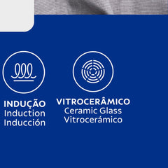 Frigideira Tramontina Grano Baquelite Aço Inox Corpo Triplo 26 cm 2,2 L Compatível Com Indução