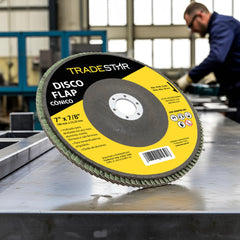 Disco Flap 180 mm G40 Fibra Cônico Aço Tradestar