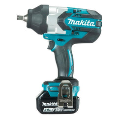 Chave de Impacto à Bateria 18V 1/2 1000Nm com Bateria Carregador Maleta Mak-Pac 3 DTW1002RFJ Makita