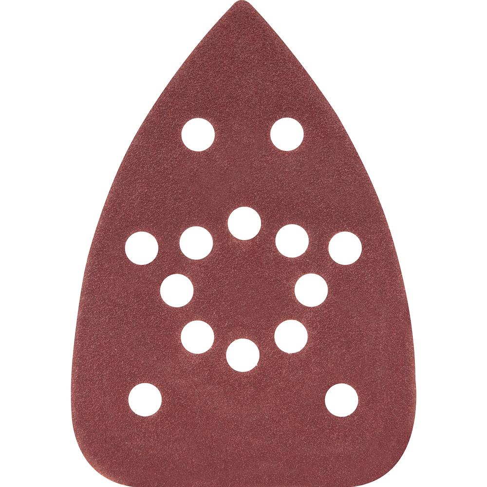 Lixa Delta Costado em Pluma 140x140x93mm G120 10 pçs Vonder
