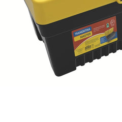 Caixa Plástica 17 Polegadas 10 Kg Interna Organizador 16 Polegadas Máxima Resistência Tramontina MASTER