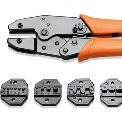 Alicate Crimpador e Mandíbulas Tramontina PRO 6 Peças Aço Cromo Molibdênio 0.5 a 16mm² Ferramenta Profissional