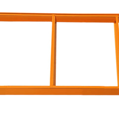 Longarina Mini Porta Paletes 500kg 80x120cm Laranja Presto