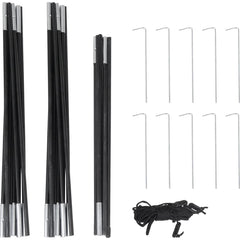 Barraca Camping Araguaia Premium 4 Pessoas 1000mm PE Reforçado Fibra de Vidro Ventilação Mosquiteiro