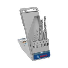 Jogo 5 Brocas Para Madeira Bosch Pro Wood Hss Hex 2,0-6,0mm