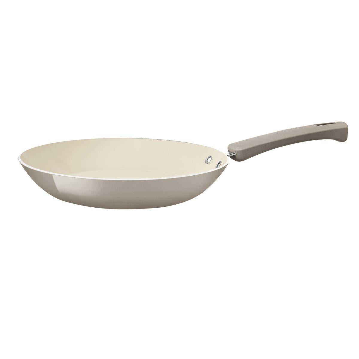 Frigideira Cerâmica 28 cm 2 L Alumínio Reciclado Veronese Tramontina Bege Mineral