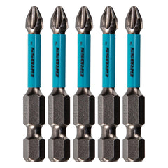 Bits Ph2 Torção 50mm 5 Unidades Para Parafusadeira De Impacto S2 58-60 HRC