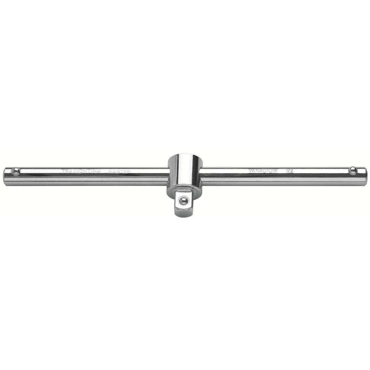 Cabo T Usinado 10'' Encaixe 1/2'' Cromado Aço Cromo Vanádio Norma Tramontina MASTER