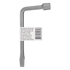 Chave De Roda Tipo L Com Espátula Cromo Vanádio 17mm 1pc Stels 1421055