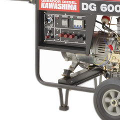 Gerador à Diesel Dg6000Et 4600W Trif. 220V Kawashima