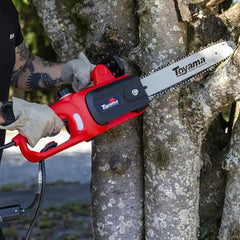 Eletrosserra Motosserra Elétrica Toyama TCS1250E1-X 1200W Sabre 14 Polegadas Corrente Oregon para Poda Corte Lenha