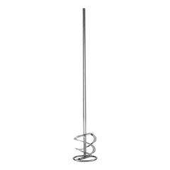 Misturador Para Tintas E Gesso Haste 8mm 100x600mm Galvanizado MTX 848459 Para Furadeira