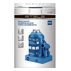 Macaco Hidráulico Garrafa 30T Elevação 244-370mm Robusto Stels 5111255