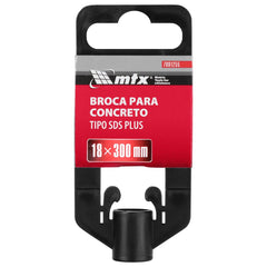 Broca Para Concreto 18 X 300mm SDS Plus MTX Alta Performance