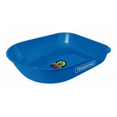 Caçamba Rasa 50 L Aço Azul 0,6 mm Capacidade 50L Durável Resistente Tramontina