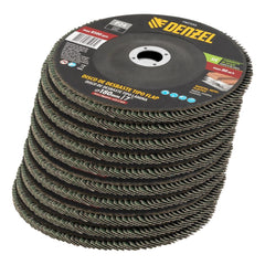 Disco de Desbaste Tipo Flap Carboneto de Silício Grão 24 180 x 22,2 mm Denzel 7407255 Alta Performance