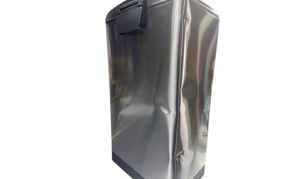 OUTLET Lixeira Retangular 30 Litros Inox Vonder Pequenos Amassados