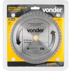 Lamina Circular Multicorte 185Mm 48 Dentes Vonder