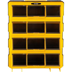 Organizador Plástico 470X360X130Mm 12 Compartimentos Com Tampa Vonder Opv120