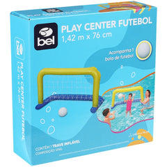 Play Center Futebol Bel Inflável 1,42m x 76cm com Bola para Piscina