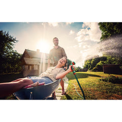 Mangueira Flex Tramontina Verde 20m 10 Bar 50°C Kit Completo Com Esguicho E Suporte