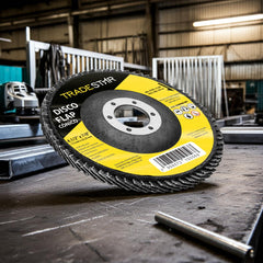 Disco Flap 115 mm G100 Fibra Cônico Aço Tradestar
