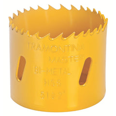Serra Copo Bi-Metálica 60 mm 2.3/8'' Tramontina MASTER com Dentes em Aço Rápido HSS para Perfurações Precisas