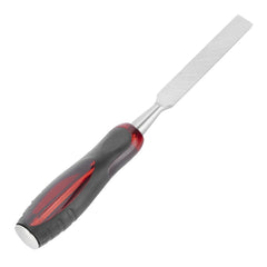 Formão Chanfrado Cabo Dupla Injeção Emborrachado 5/8'' 16mm MTX 245119 Aço Cromo-Vanádio 65 HRC