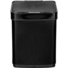 Lixeira Retangular 50L Preta Com Sensor Infravermelho Aço Inox Vonder 6356050000