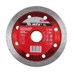 Disco de Corte Diamantado Contínuo 110x20mm para Corte Refrigerado MTX