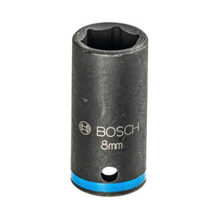 Soquete Bosch Impact Control M5 (8mm) 25X13mm Encaixe 1/4''