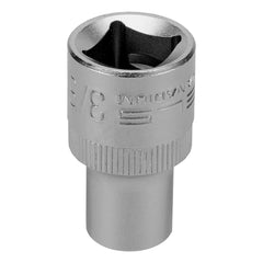 Soquete Sextavado Encaixe 1/2'' Cromo Vanádio 12mm Com Clips Plástico 3/8'' 200 Peças Stels 1384555