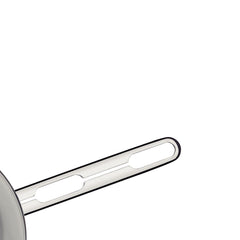 Frigideira Tramontina Allegra Aço Inox Fundo Triplo 20 cm 1,30 L Indução
