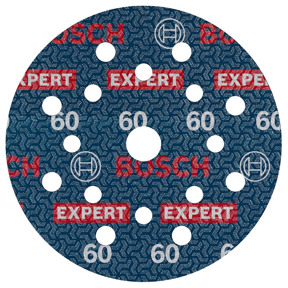 Jogo De Disco De Lixa Bosch Expert O780 125mm G60 C/ 50 Un