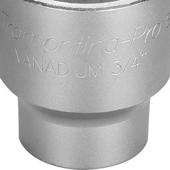 Soquete Sextavado Aço Cromo Vanádio 60mm 3/4'' Tramontina PRO Perfil Hyper Drive DIN 3124