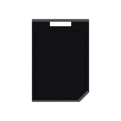 Tábua De Corte Churrasco Black Polipropileno Preto Tramontina