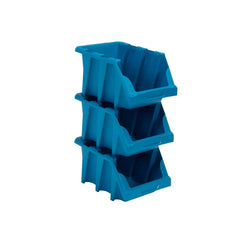 Gaveta Plástica Prática N7 Azul Empilhável Presto