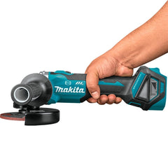 Esmerilhadeira Angular 125Mm Sem Fio 18V Com 2 Baterias Carregador Maleta Motor BL DGA513RTJ Makita