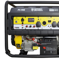 Gerador a Gasolina 12 HP 25L 115/230V com Partida Elétrica Denzel PS-90E